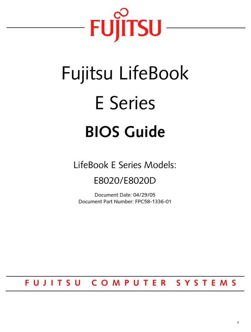 Fujitsu Lifebook E8020 Manual