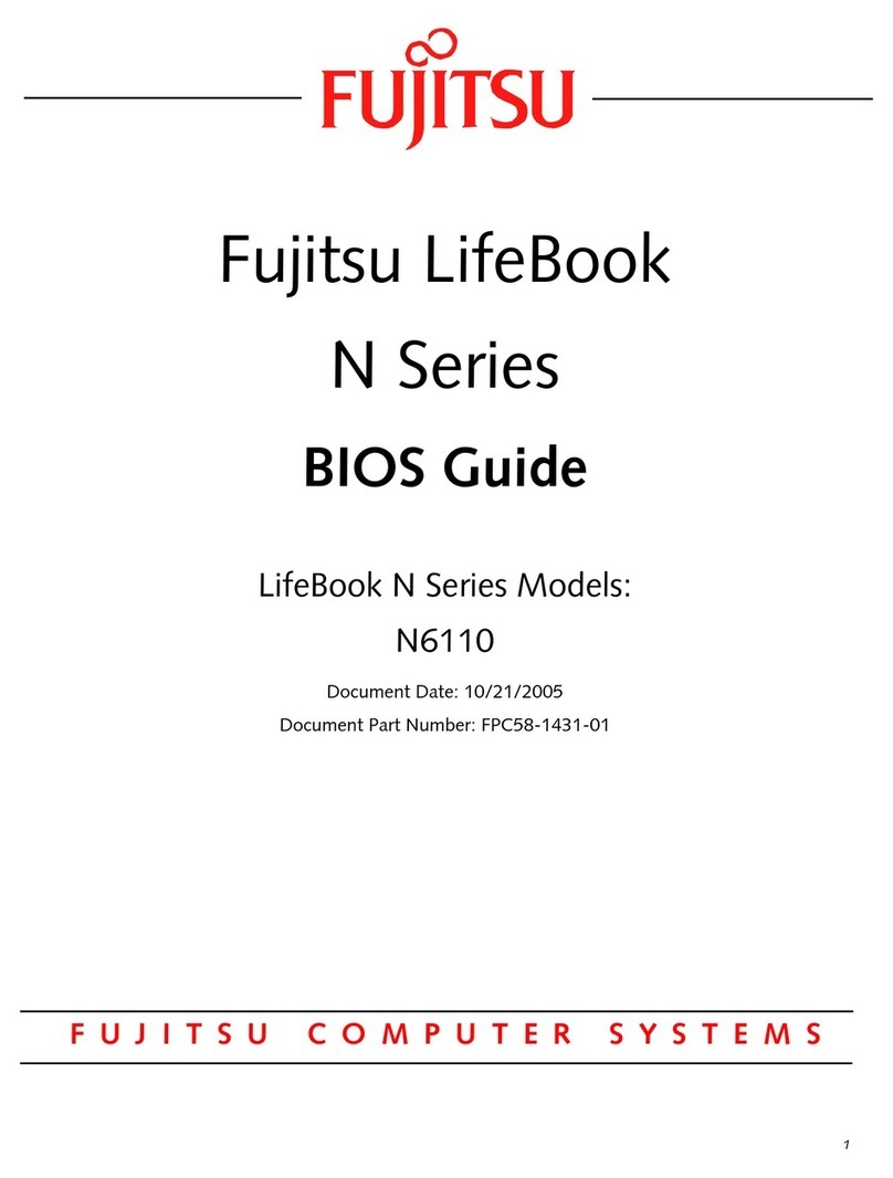 Fujitsu N6110 - LifeBook - Pentium M 1.86 GHz Bios guide Fujitsu N6110 - LifeBook - Pentium M 1.86 GHz Bios guide