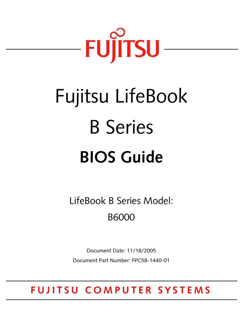 Fujitsu LifeBook B6110D Manual