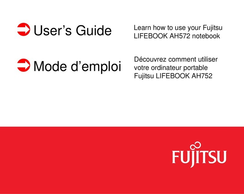 Fujitsu Lifebook AH572 User manual
