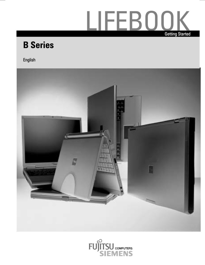 Fujitsu Siemens Computers Lifebook B2154 User manual