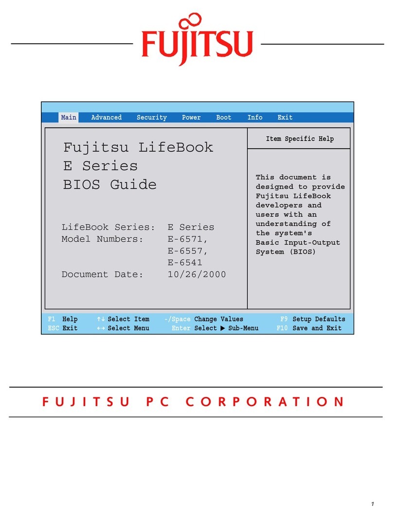 Fujitsu Lifebook E-6541 Bios guide