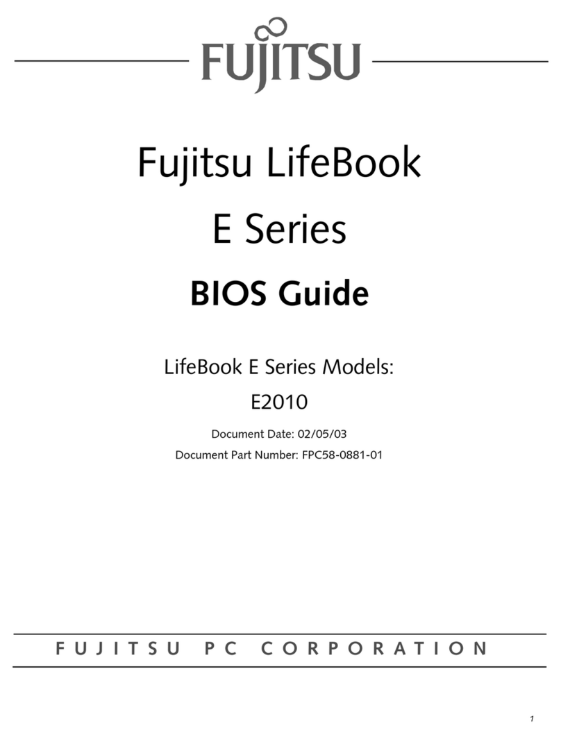 Fujitsu Lifebook E2010 Manual Fujitsu Lifebook E2010 Manual