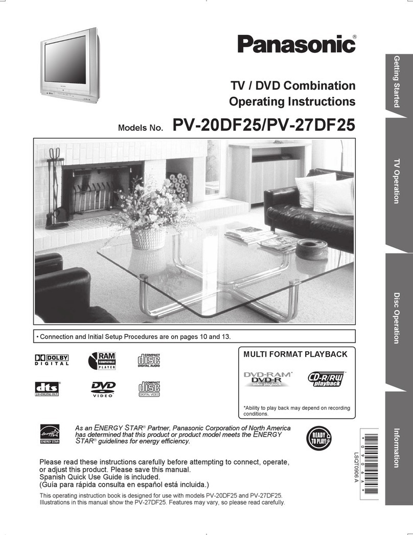 Panasonic PV-27DF25ND User manual