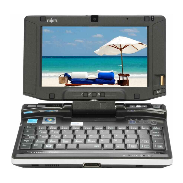 Fujitsu U810 - LifeBook Mini-Notebook - 800 MHz User manual