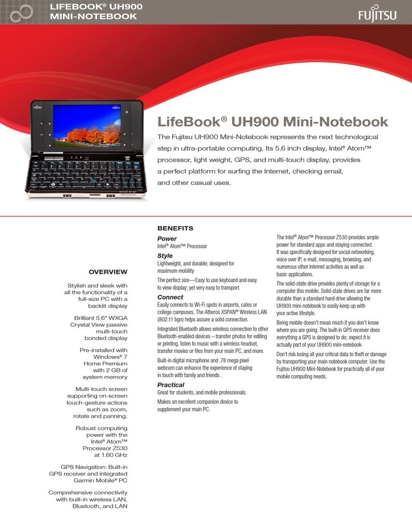 Fujitsu Lifebook UH900 User manual