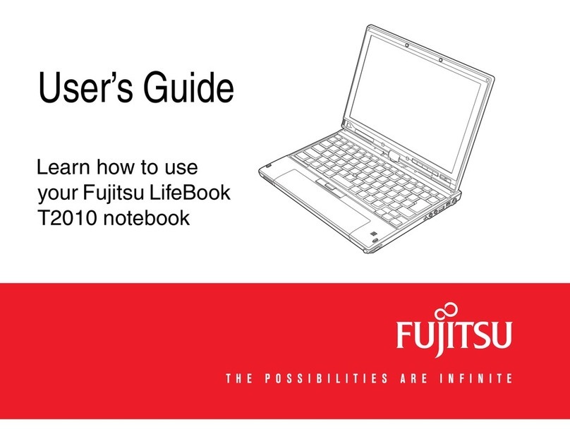 Fujitsu T2010 - LifeBook Tablet PC User manual