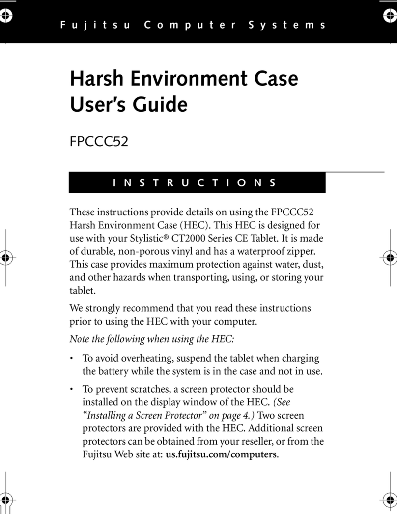 Fujitsu Stylistic CE CT2000 Series User manual Fujitsu Stylistic CE CT2000 Series User manual