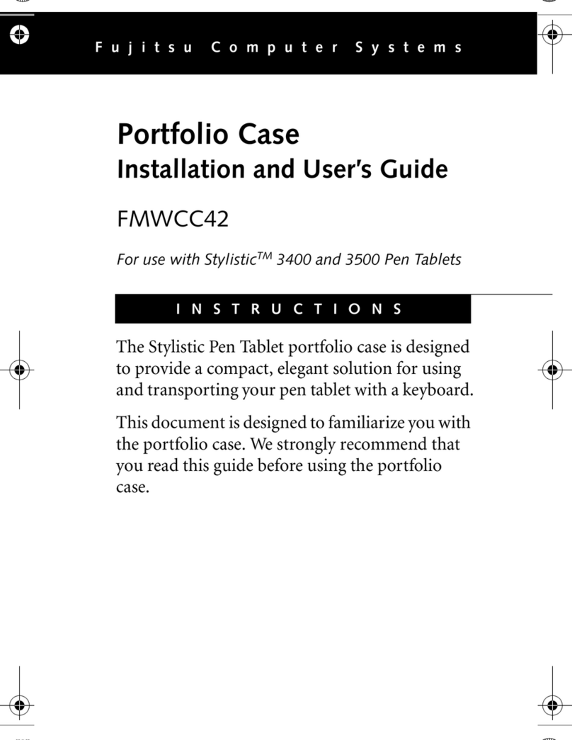 Fujitsu Stylistic 3400 User manual