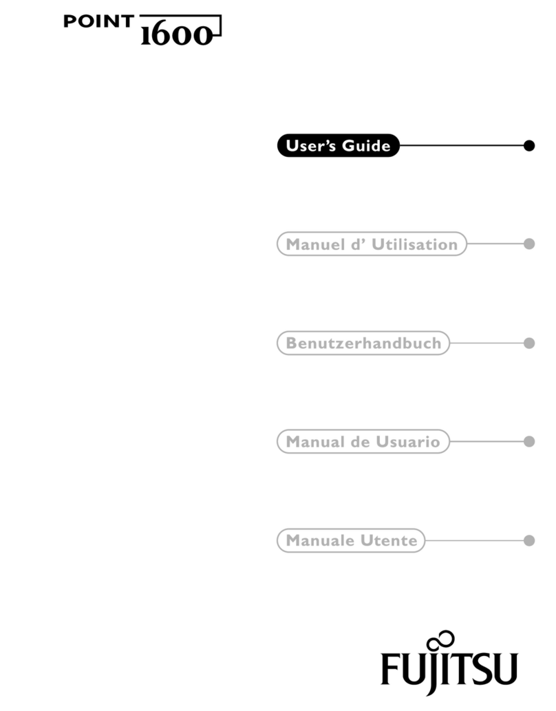 Fujitsu Point 1600 user guide