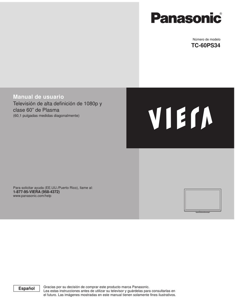 Panasonic Viera TC-60PS34 Instruction Manual