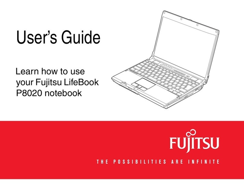 Fujitsu P8020 - LifeBook - Core 2 Duo 1.4 GHz User manual