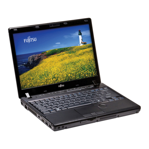 Fujitsu Lifebook P771 User manual