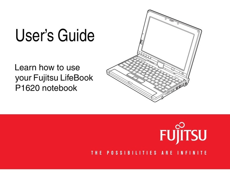 Fujitsu P1620 - LifeBook - Core 2 Duo 1.2 GHz User manual