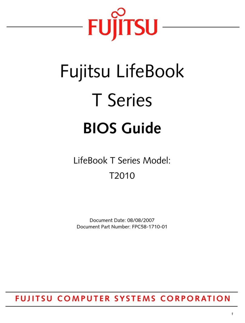 Fujitsu T2010 - LifeBook Tablet PC Manual