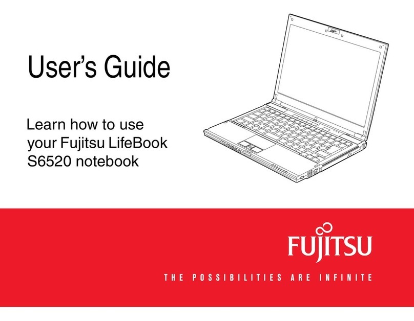 Fujitsu S6520 - LifeBook - Core 2 Duo 2.4 GHz User manual