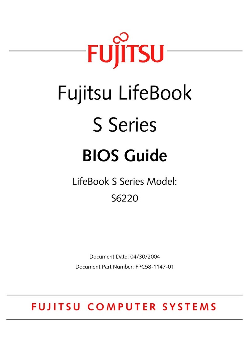 Fujitsu S6210 - LifeBook Notebook Computer Manual Fujitsu S6210 - LifeBook Notebook Computer Manual