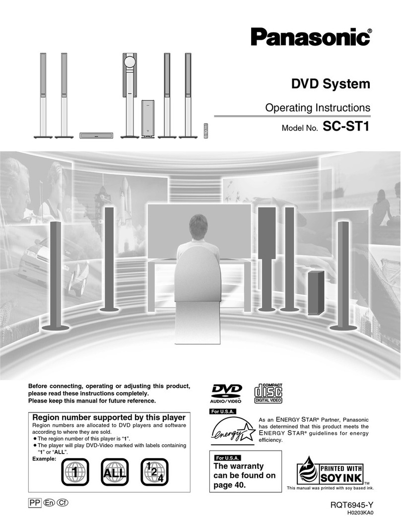 Panasonic SC-ST1 User manual