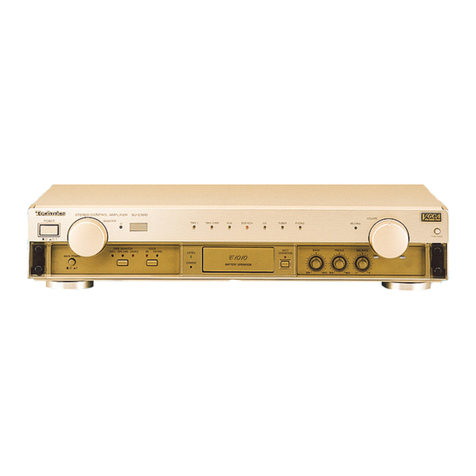 Panasonic SUC1010 - AMPLIFIER operating manual