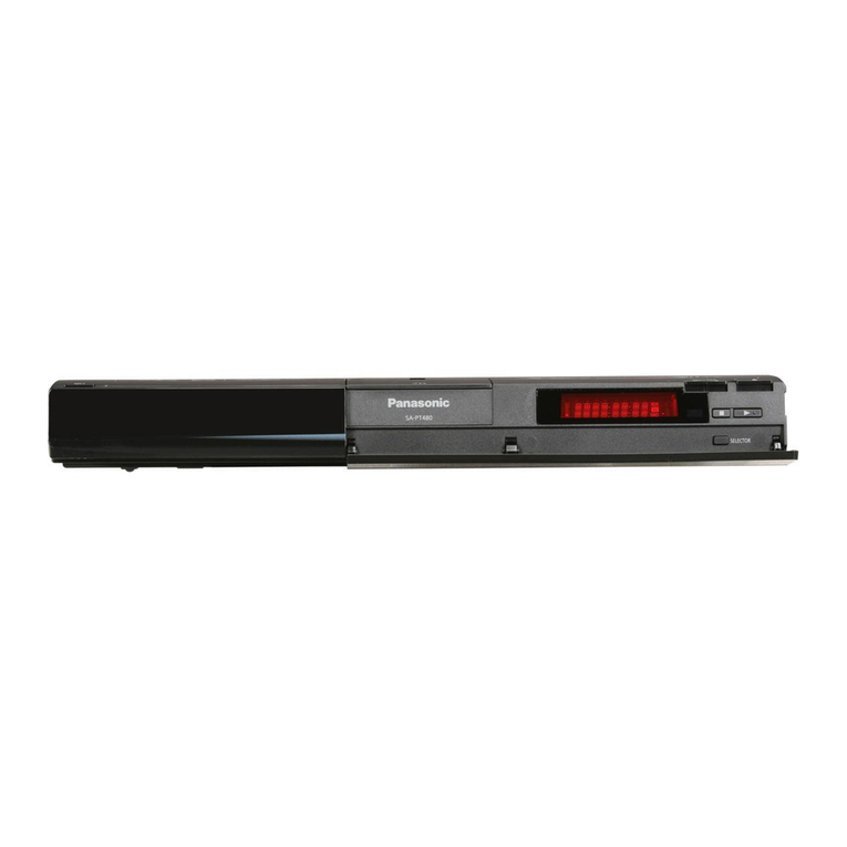 Panasonic SC-PT480 operating instructions