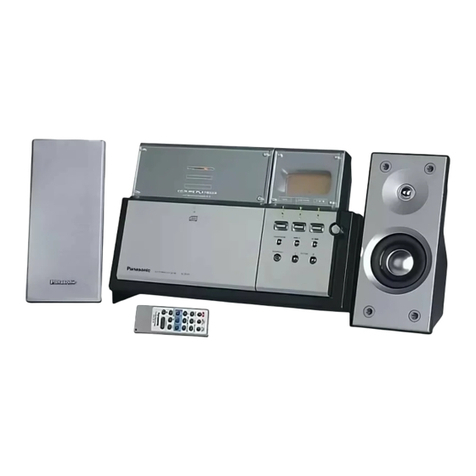 Panasonic SCEN5 - DESKTOP CD AUDIO SYS operating instructions