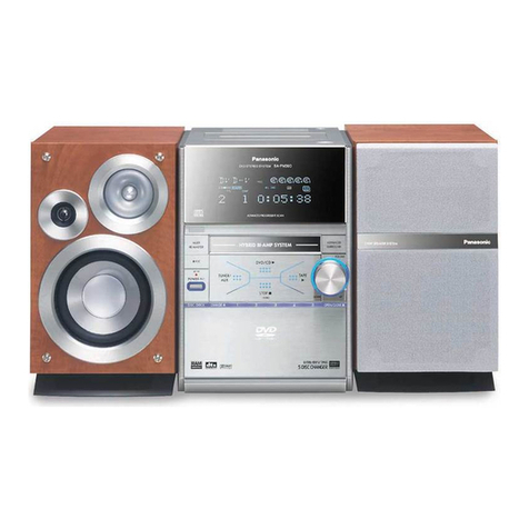 Panasonic SCPM39D - MINI HES W/CD PLAYER User manual