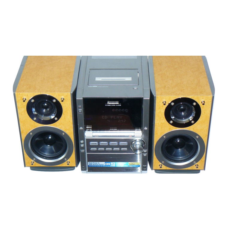 Panasonic SC-PM28 operating instructions