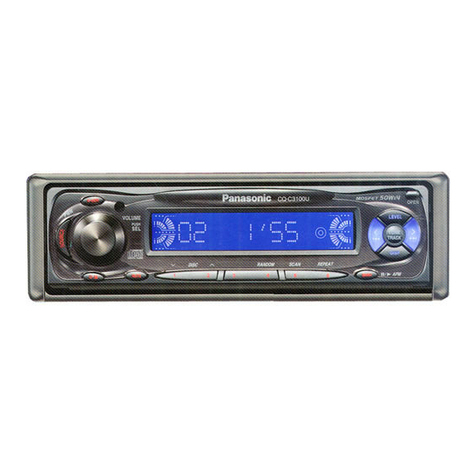 Panasonic CQC3200U - AUTO RADIO/CD DECK User manual