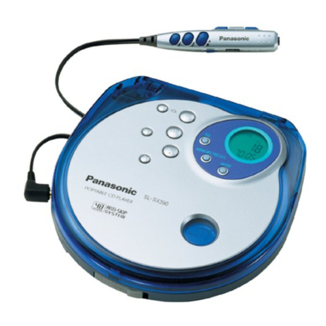 Panasonic SL-SX390 User manual