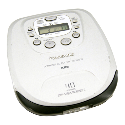 Panasonic SL-SX500 User manual