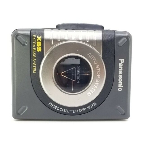 Panasonic RQ-P35 User manual Panasonic RQ-P35 User manual