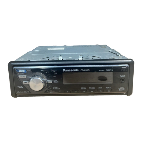 Panasonic CQC300U - 50Wx4 iPod-Ready Multi-Format Car Audio... User manual Panasonic CQC300U - 50Wx4 iPod-Ready Multi-Format Car Audio... User manual