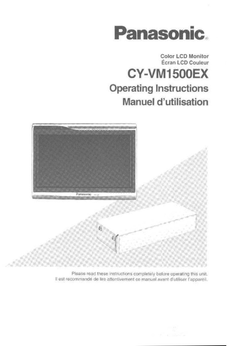 Panasonic CY-VM1500 User manual Panasonic CY-VM1500 User manual