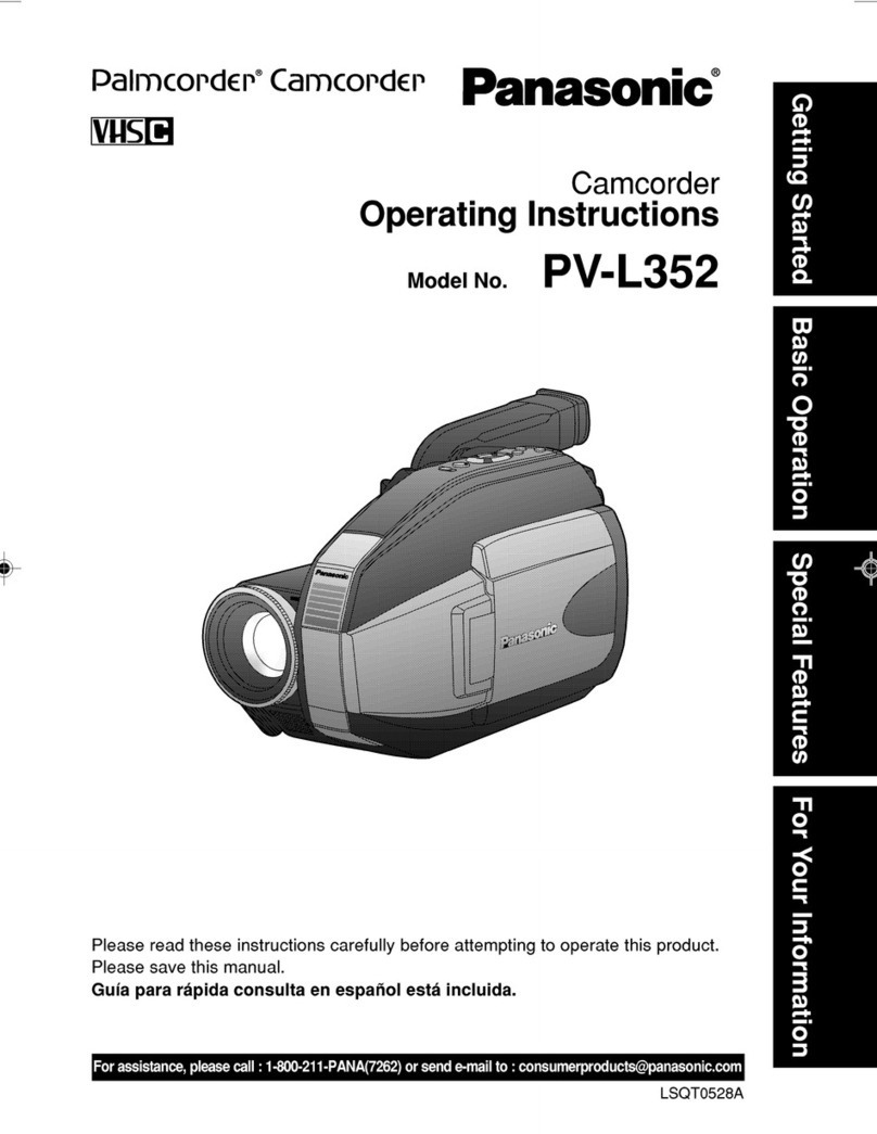Panasonic PV-L352 User manual
