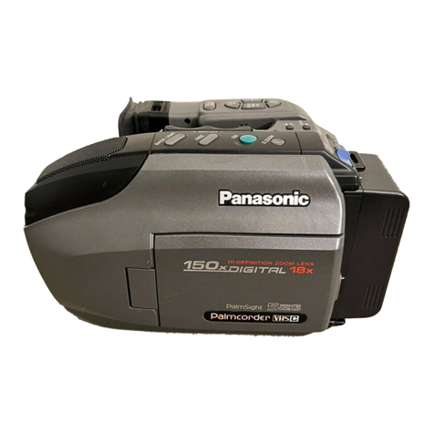 Panasonic PVL750 - VHS-C PALMCORDER operating manual