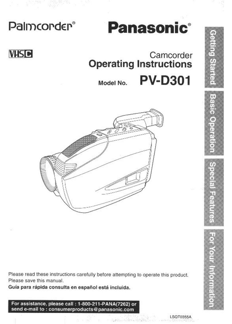 Panasonic PV-D301 User manual