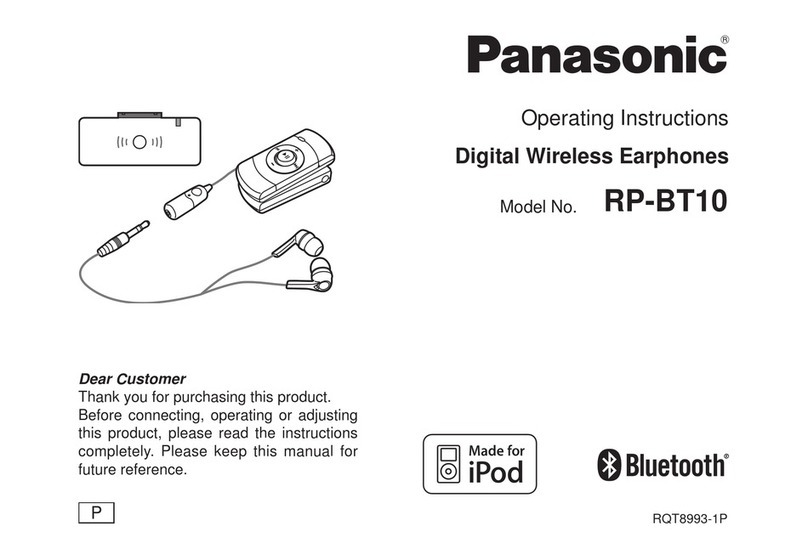 Panasonic RP-BT10-W operating instructions
