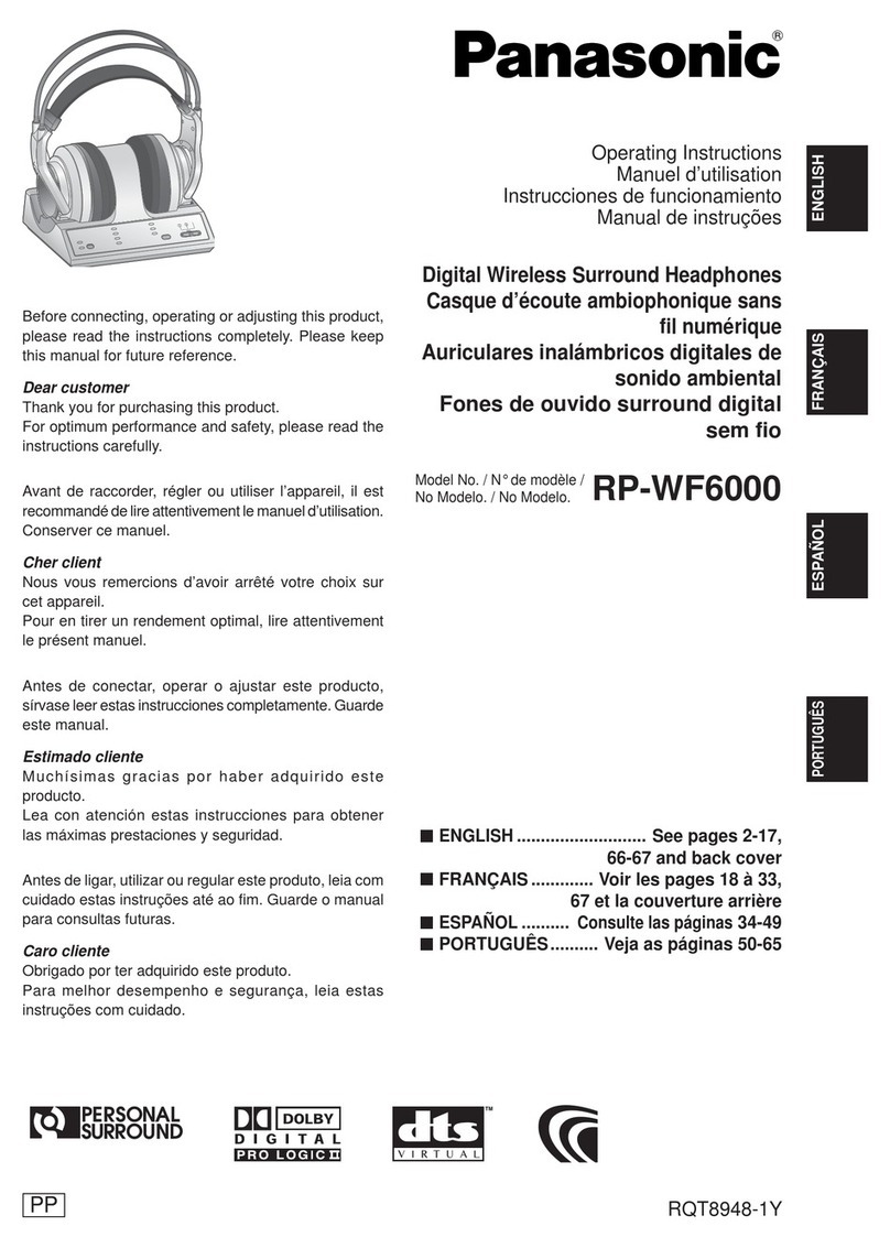 Panasonic RP-WF6000-S User manual