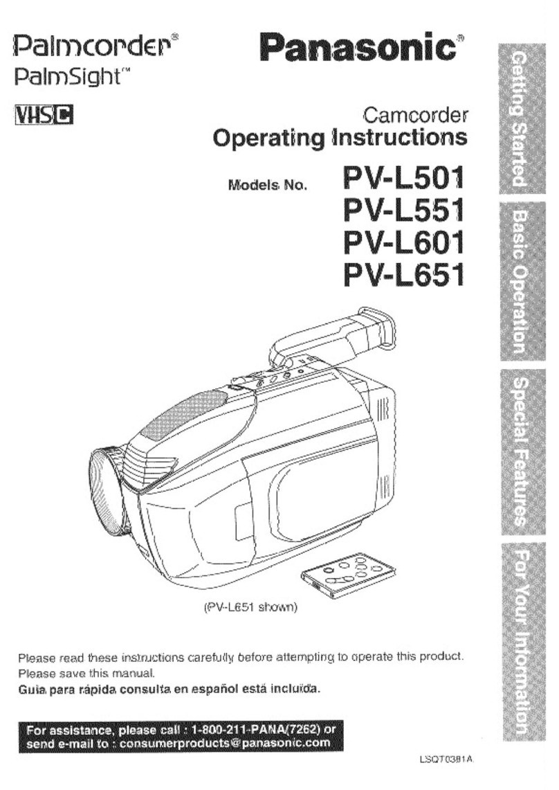 Panasonic PV-L651 User manual