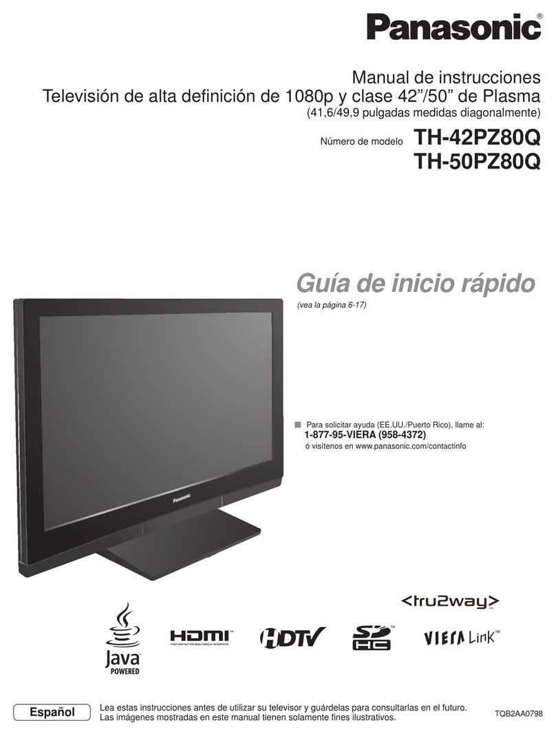 Panasonic TH-50PZ80Q Setup guide