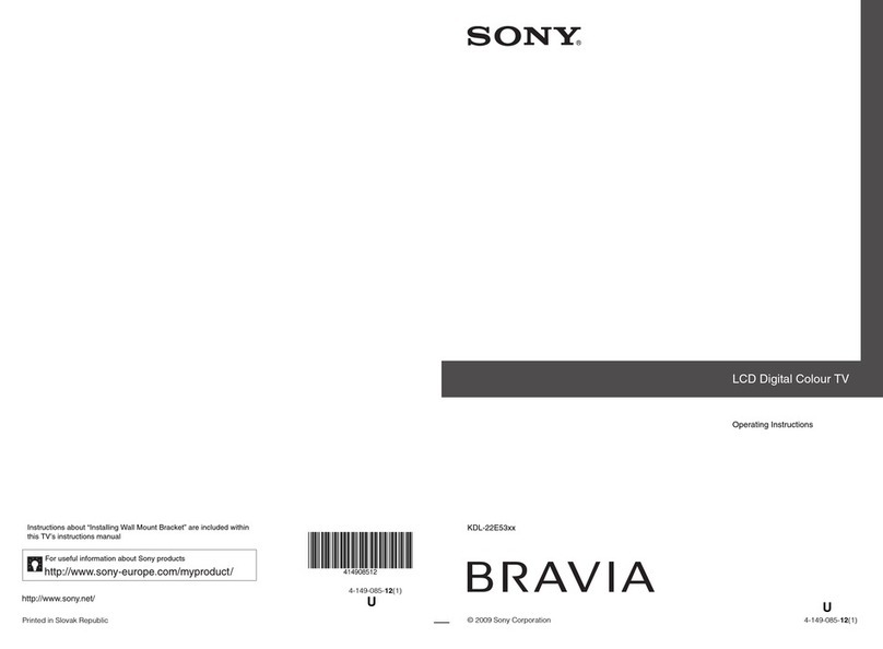 Sony KDL-22E5300 User manual