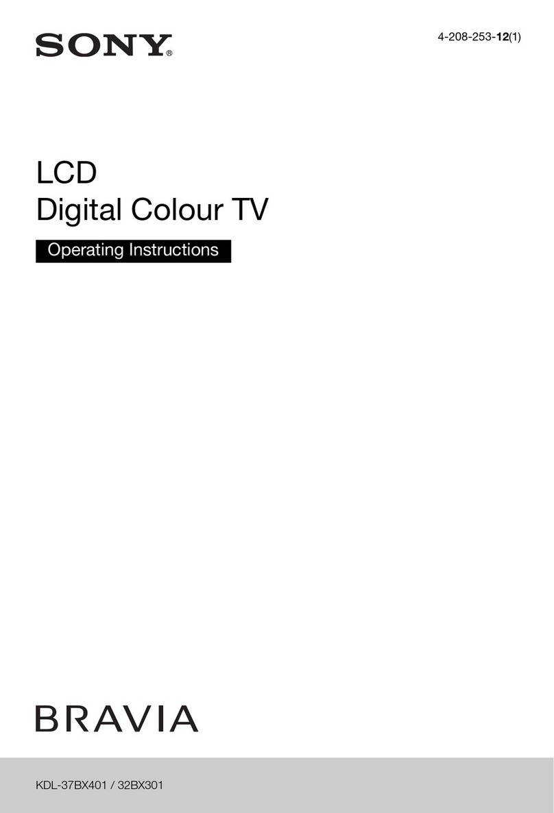 Sony Bravia KDL-32BX301 User manual