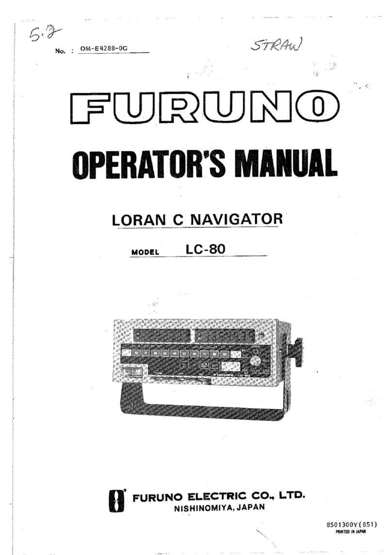 Furuno LC-80 Operator's manual