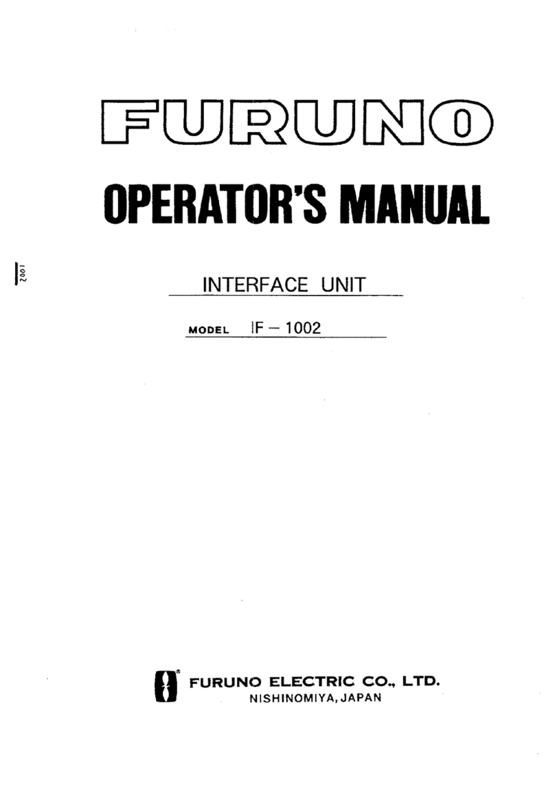 Furuno IF-1002 Operator's manual