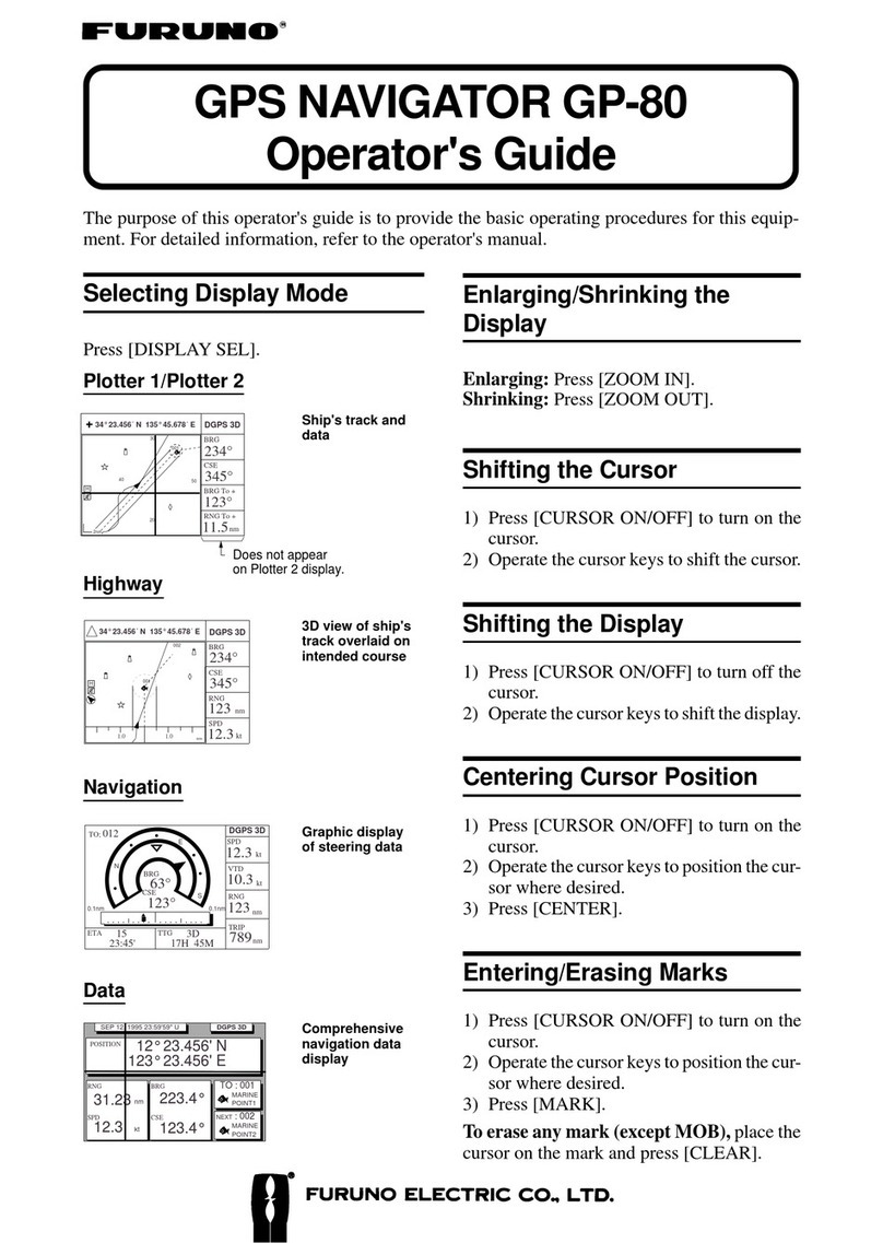 Furuno GP-80 Operator's guide