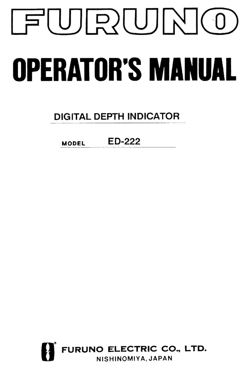 Furuno ED-222 User manual Furuno ED-222 User manual