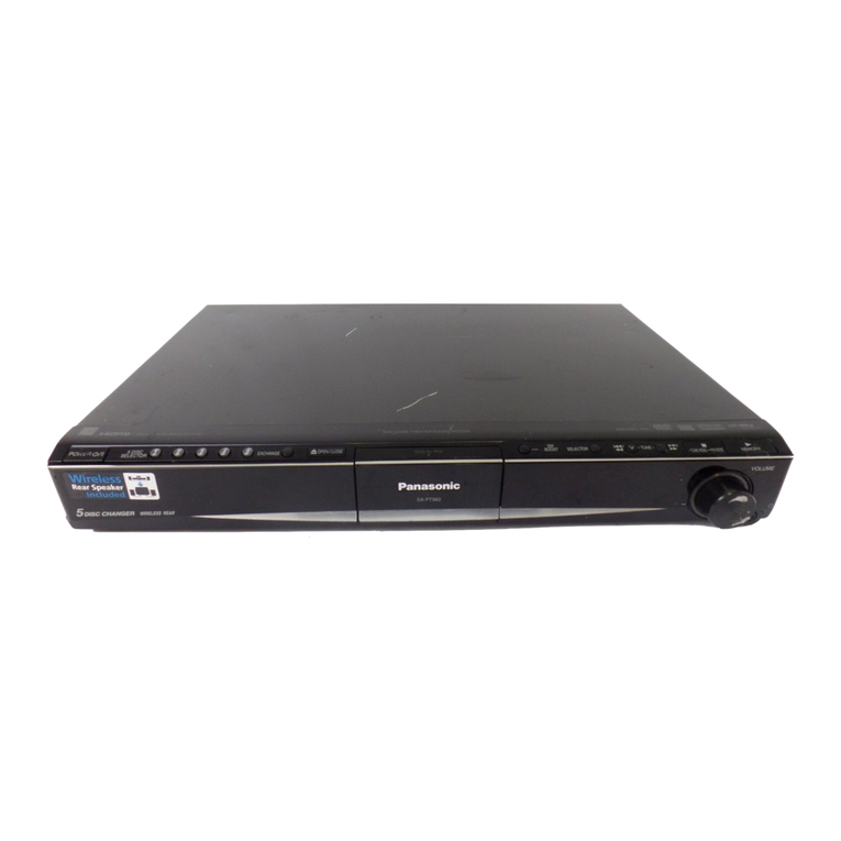 Panasonic SC-PT960 operating instructions