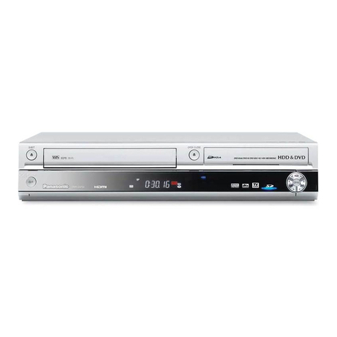 Panasonic DMREH75VS - DVD Recorder / VCR Combo User manual