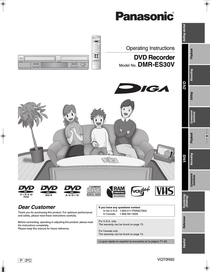 Panasonic DMR-ES30VS User manual