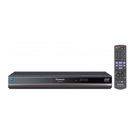 Panasonic DMPBDT100 - 3D BLU-RAY DISC PLAYER User manual